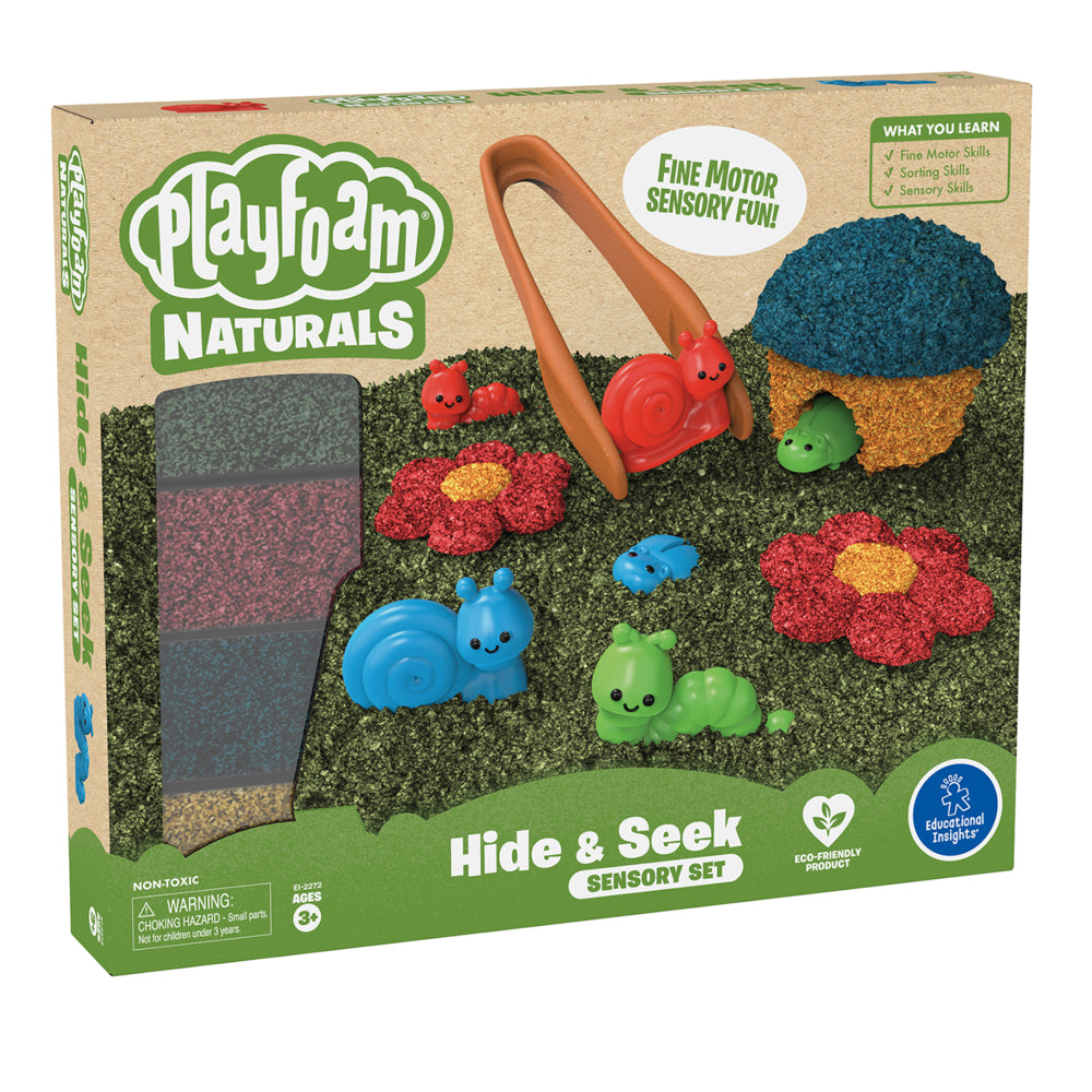 Image of Educational Insights Playfoam Naturals Hide & Seek Sensory Set - Multicolor