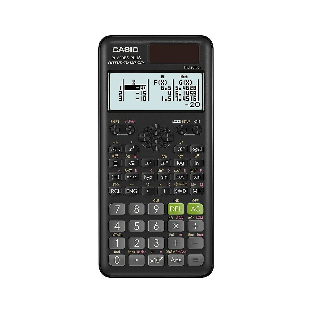 Image of Casio FX-300ESPLUS2 Scientific Calculator, Black