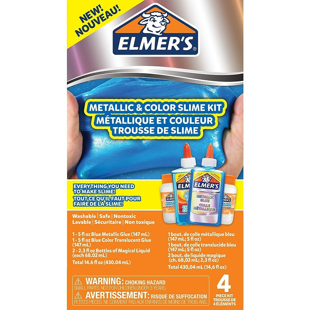 Image of Elmer's Blue Chrome Slime Kit