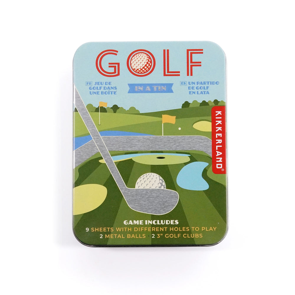 Image of Kikkerland Golf Game in a Tin
