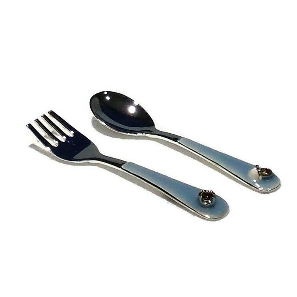 Image of Elegance Booties Spoon & Fork Set, Boy