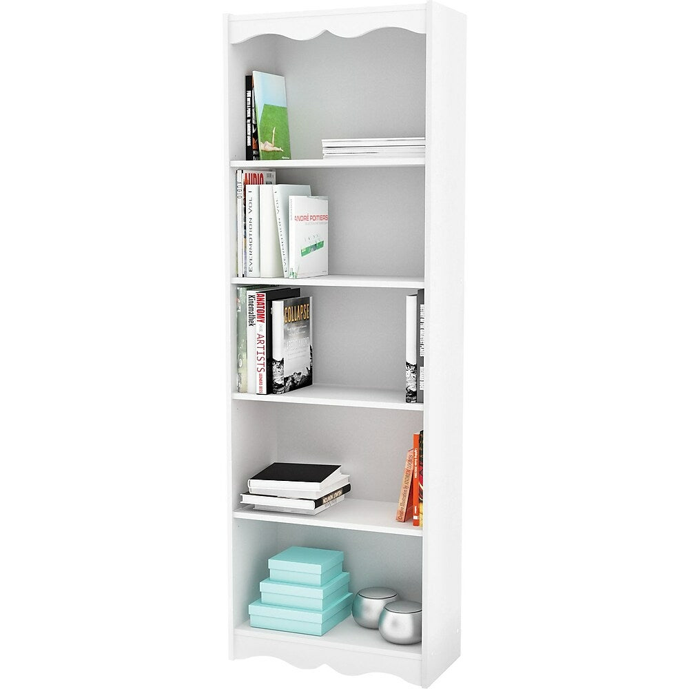 Image of Sonax Hawthorn Collection 72' Tall Bookcase, Frost White