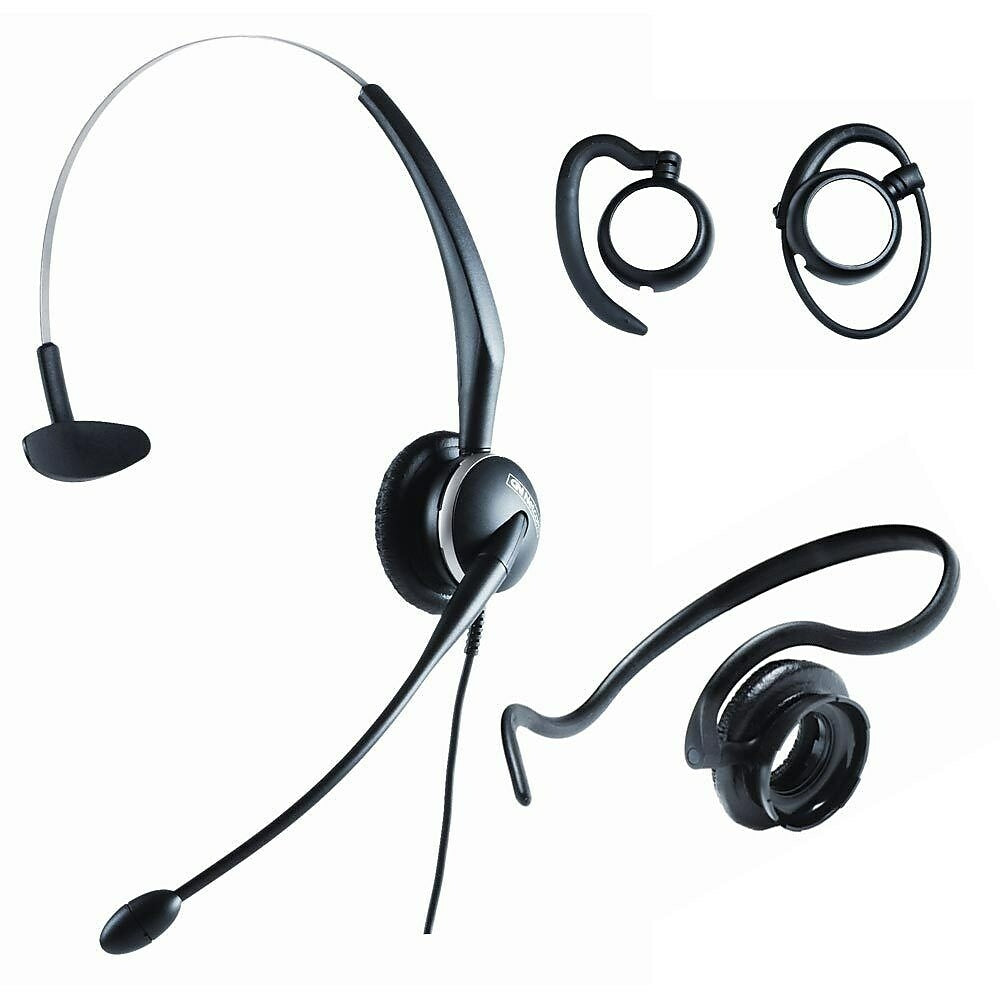 Image of Jabra GN2124 Quick Disconnect 4-in-1 Mono Corded Headset, Grey