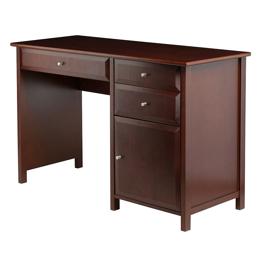 Image of Winsome Delta Office Writing Desk, Walnut (94147), Brown