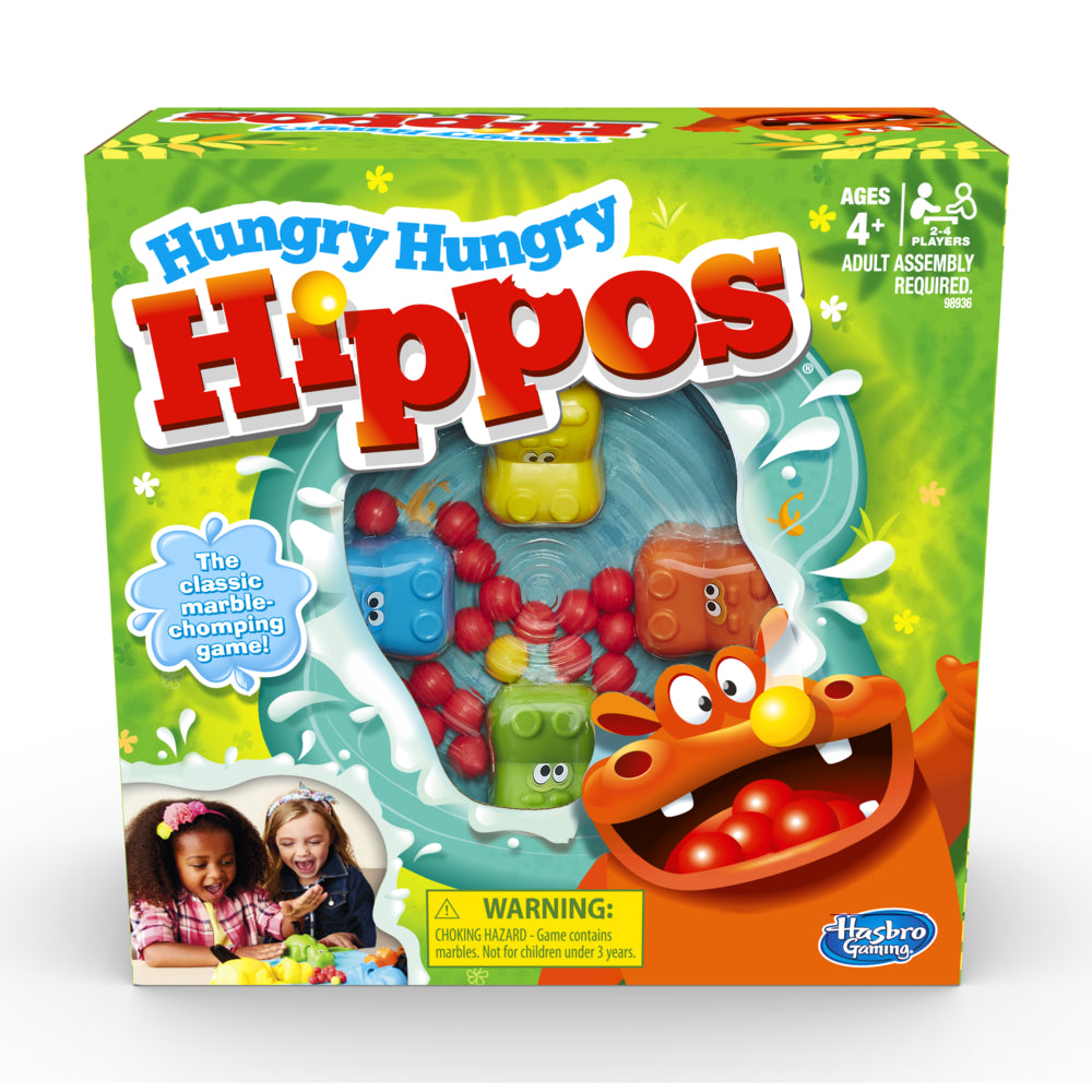 Image of Hasbro Elefun and Friends Hungry Hippos Board Game, Multicolour_75587