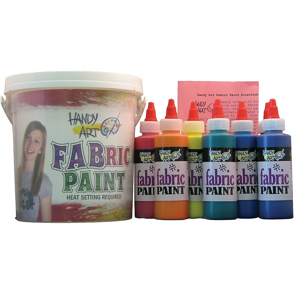 Image of Handy Art Non-toxic Fabric Paint Kit (rpc885060)