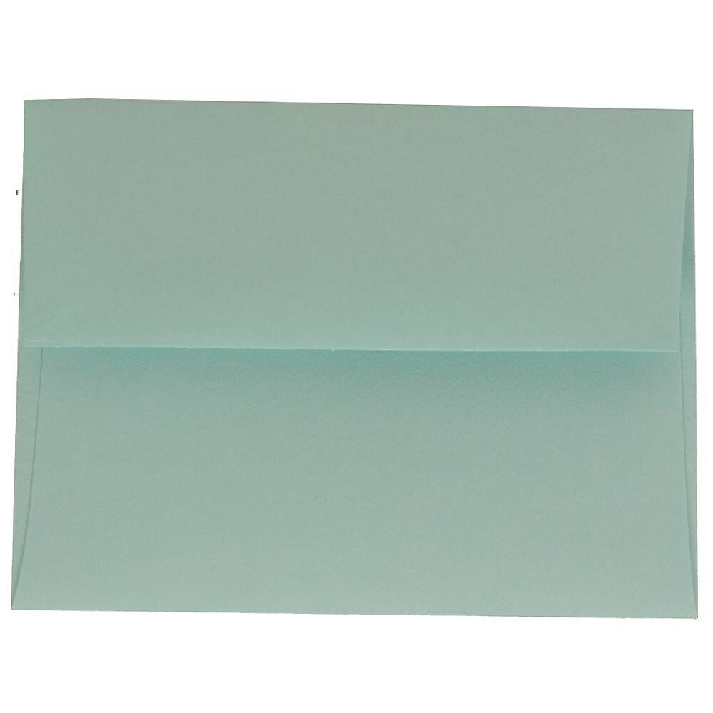 Image of JAM Paper A2 Invitation Envelopes, 4.38 x 5.75, Aqua Blue, 1000 Pack (1523981B)