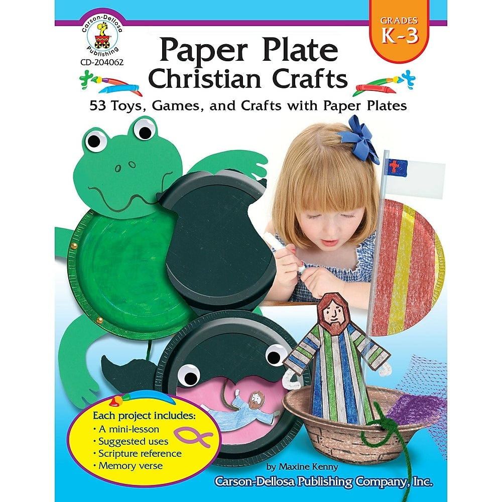 Image of eBook: Christian 204062-EB Paper Plate Christian Crafts - Grade K - 3