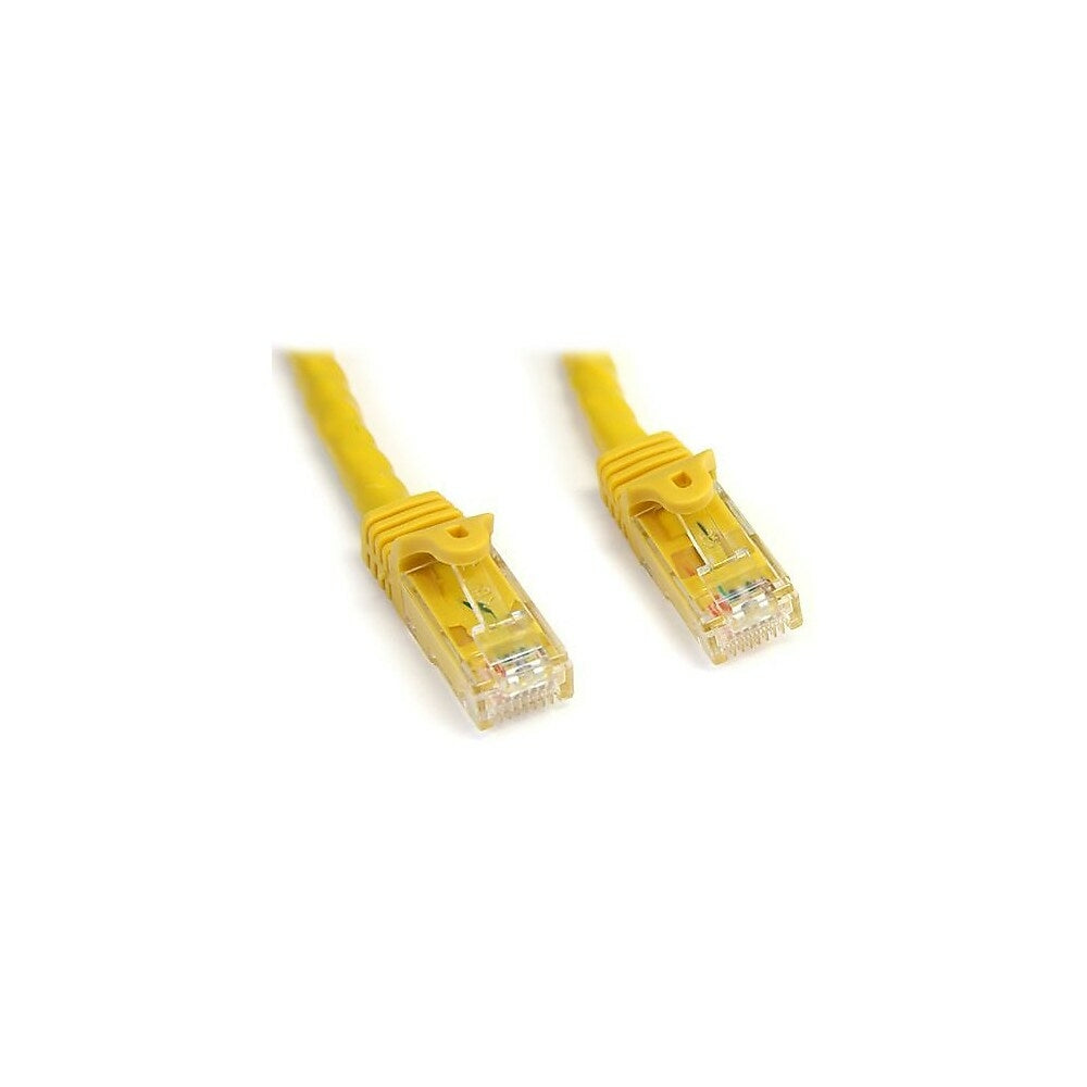 Image of StarTech N6PATCH3YL 3' Cat 6 Snagless Patch Cable, Yellow