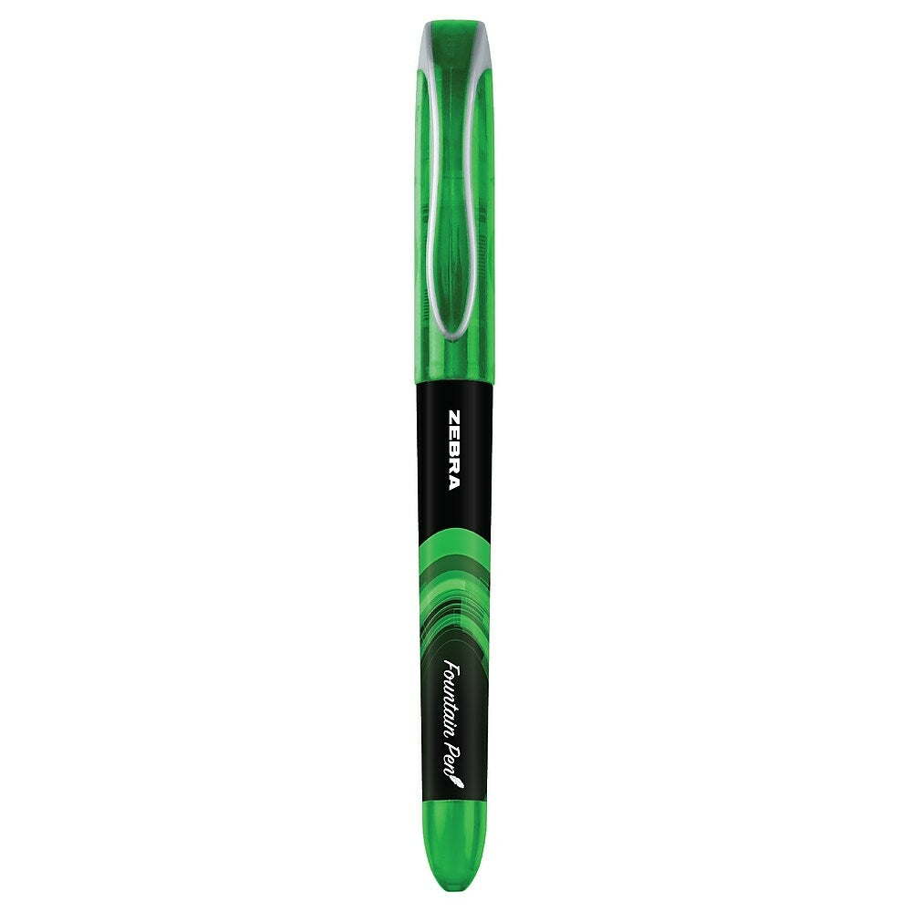Image of Zebra Fountain Pen - Green Ink