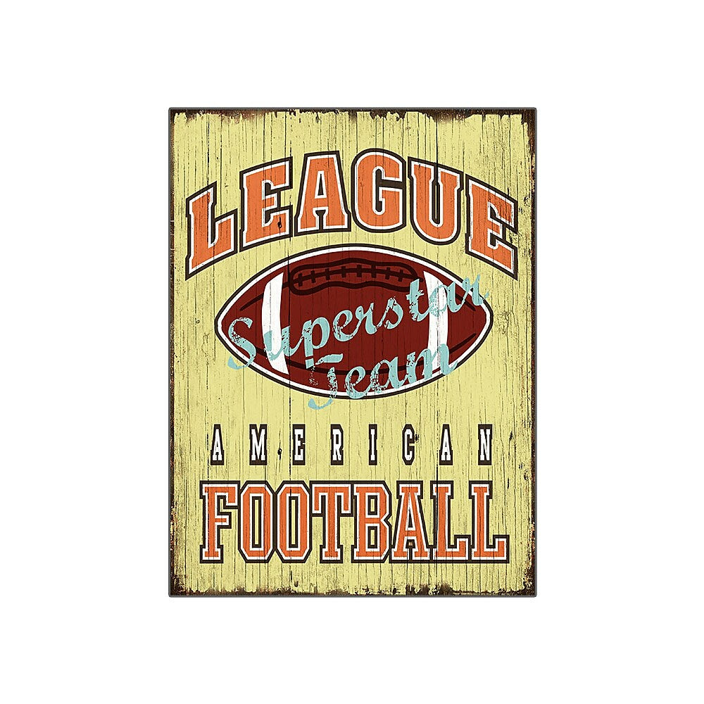 Image of Sign-A-Tology American Football Vintage Sign - 12" x 16"