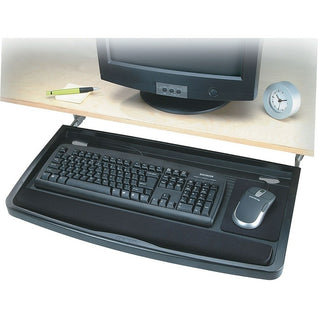 Support sous la table réglable de luxe pour clavier et souris d'ordinateur  - PrimeCables®