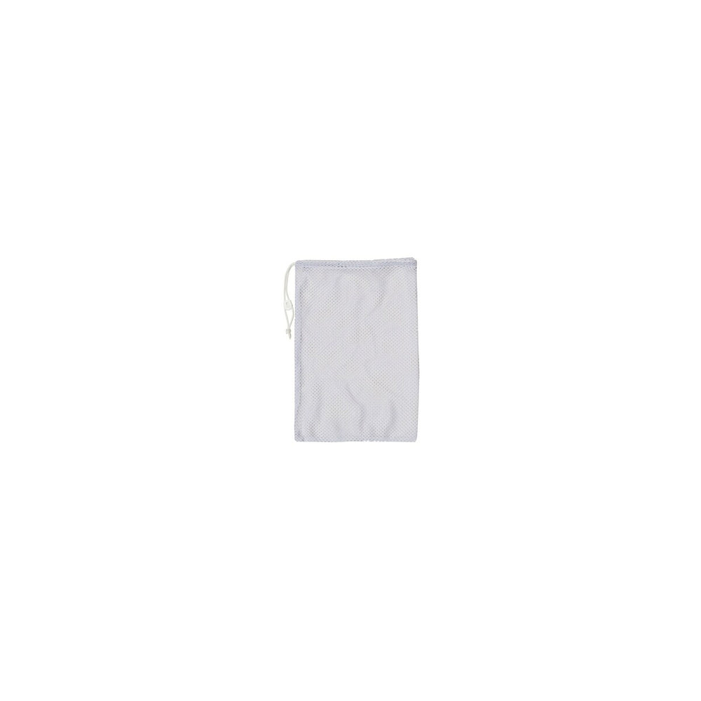Image of Champion Sports Nylon-Mesh Equipment Bag, White, 24" x 36", 3 Pack (CHSMB20)