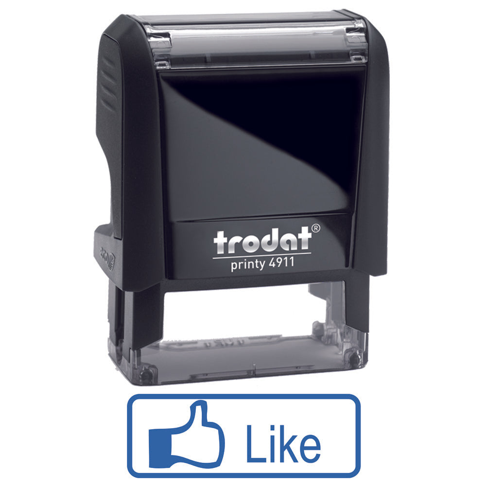 Image of Trodat Printy 4911 Self-Inking Stamp, Like, Blue Ink