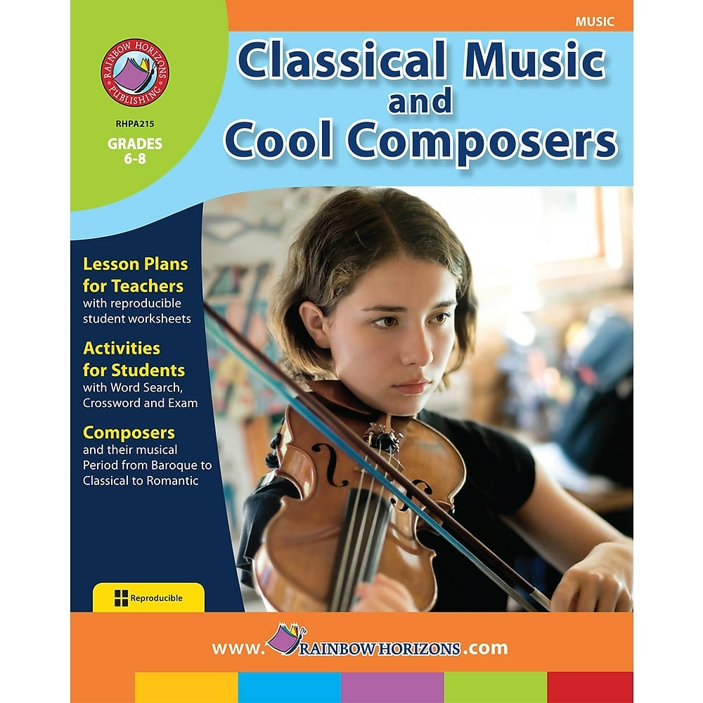 Image of eBook: Classical Music & Cool Composers (PDF version - 1-User Download) - ISBN 978-1-55319-140-7 - Grade 6 - 8