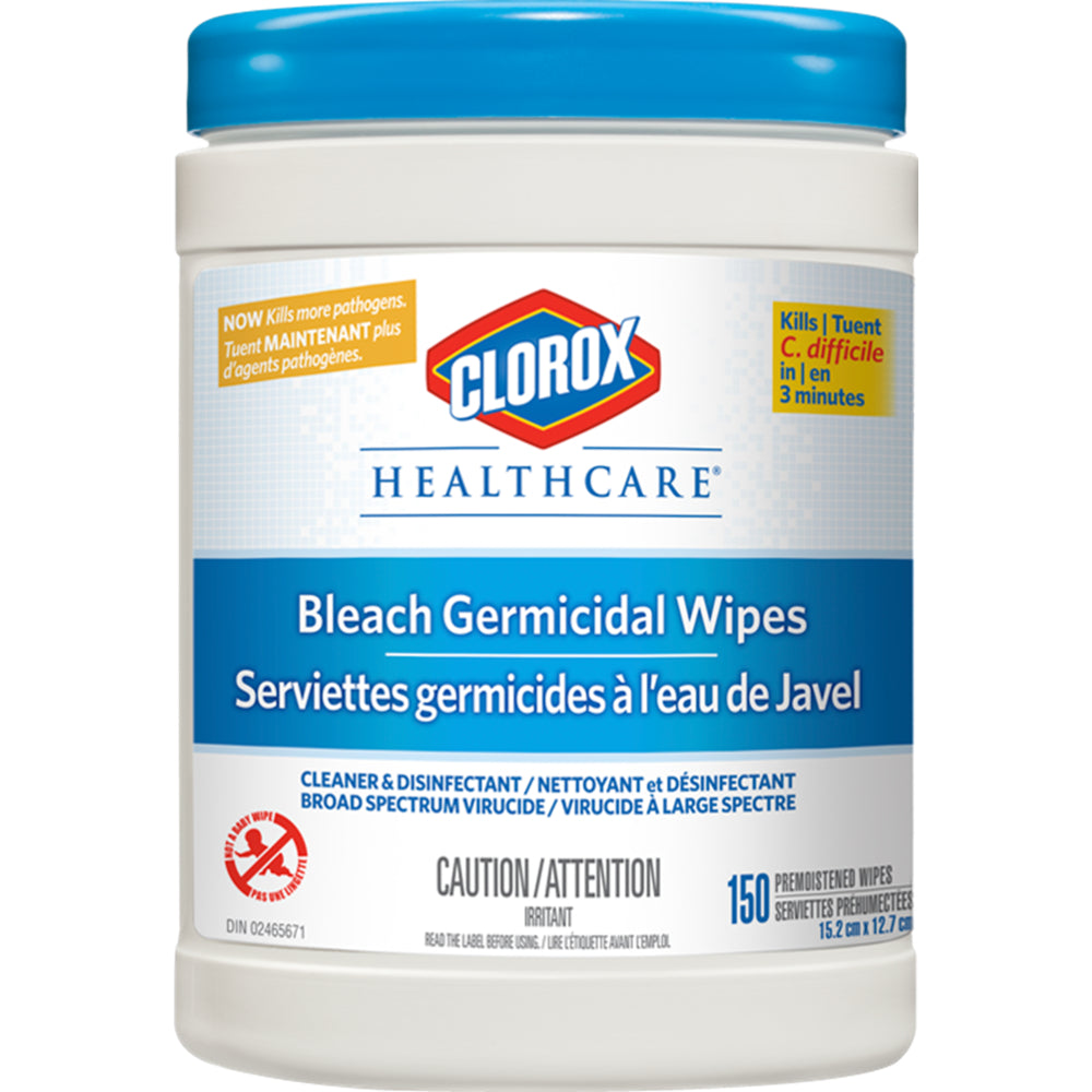 Image of Clorox Healthcare Professional Disinfecting Bleach Wipes - 150 Wipes