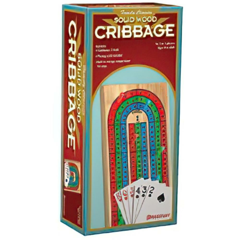 Image of Pressman Toy Board Game, Solid Wood Cribbage (PRE181006)