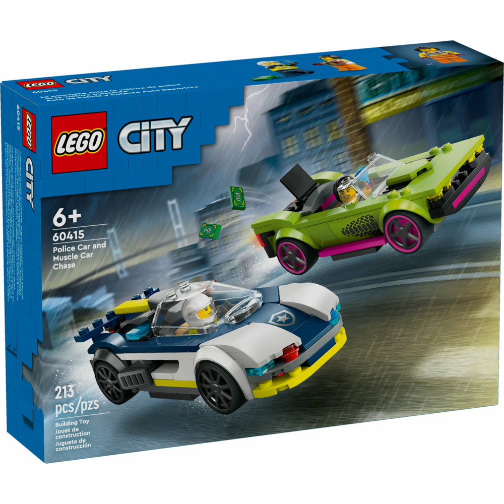 Image of LEGO City Police Car & Muscle Car Chase - 213 Pieces