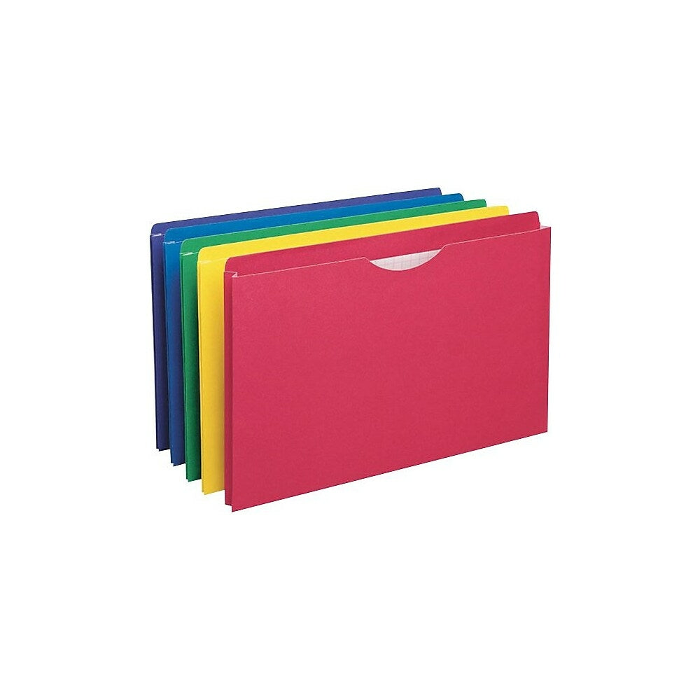 Image of Pendaflex 1" Expansion Assorted Filing Jackets - Legal Size - 10 Pack