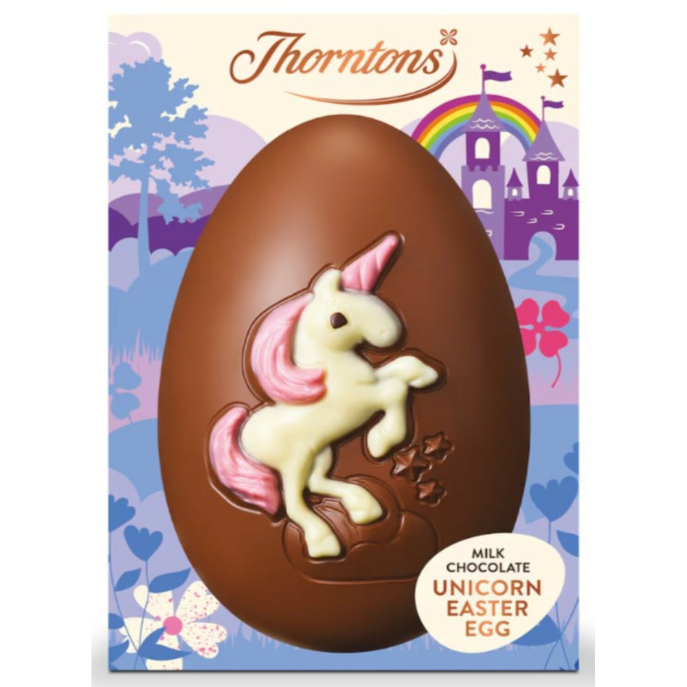 Image of Thorntons Milk Chocolate Unicorn Easter Egg - 151g