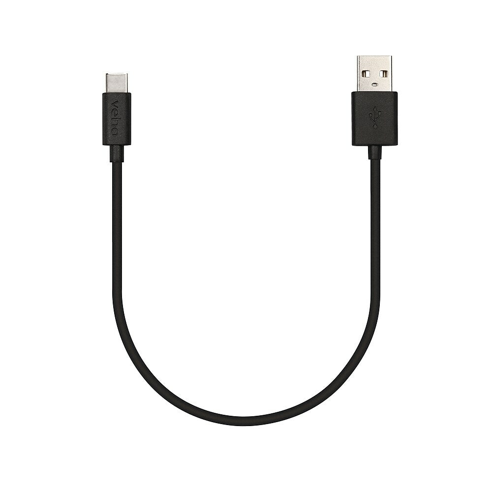 Image of Veho Pebble 20cm USB-C Cable, Black