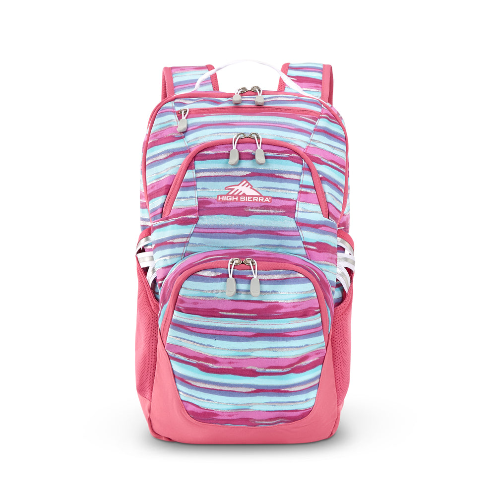 Image of High Sierra Swoop Sg Backpack - Watercolour Stripes, Multicolour