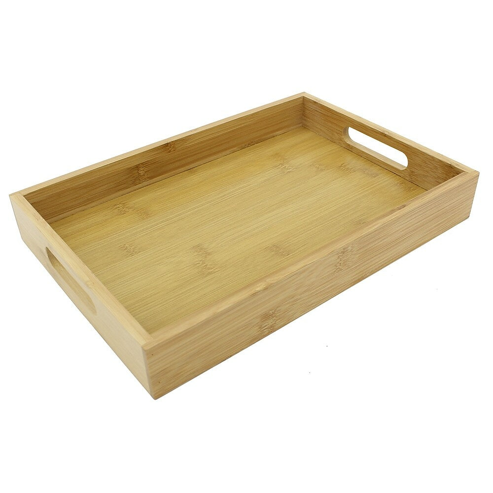 Image of Cathay Importers Bamboo Rectangle Tray, Small (EC-23-0142)