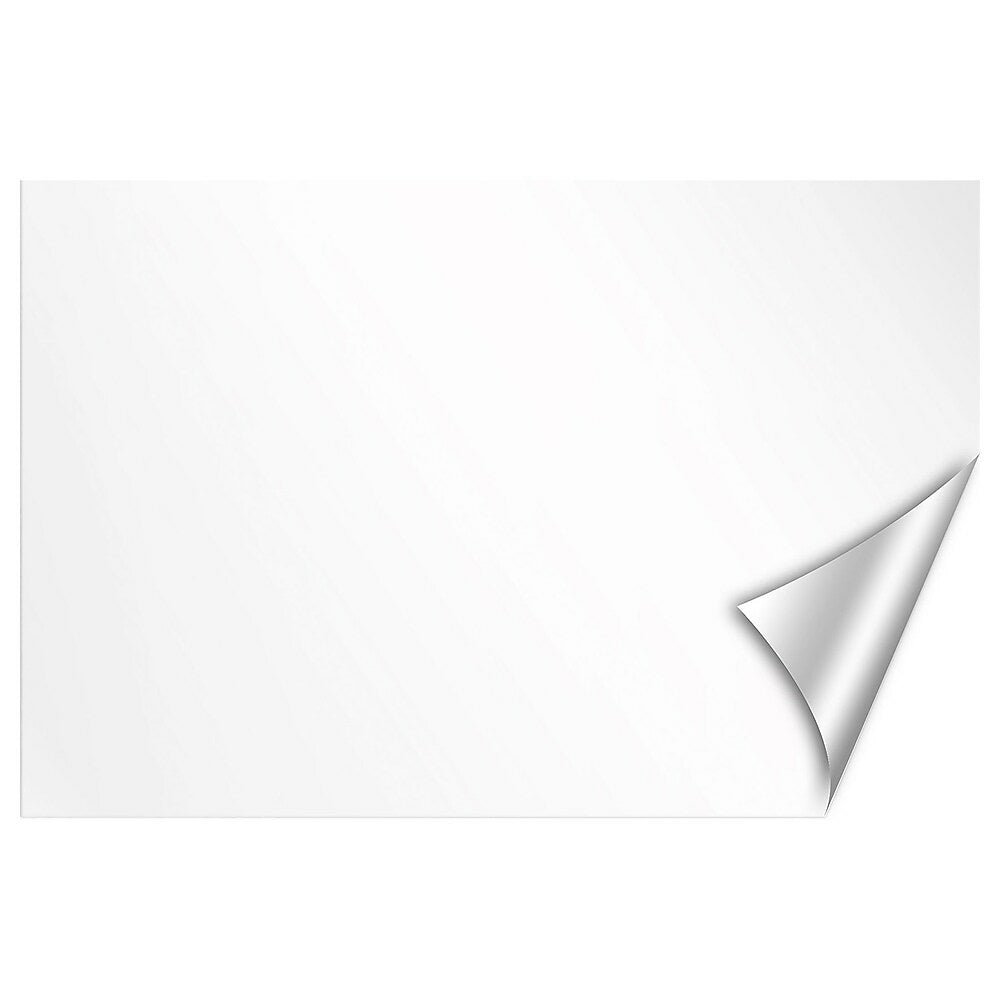 Image of WALL POPS Dry-Erase White Message Board Sticker, 24" x 36"