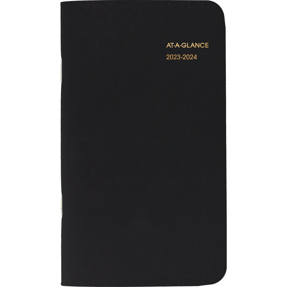 At-A-Glance 2023-2024 Two-Year Monthly Pocket Planner - 6-1/8 H X 3-1/2 W  - Black - English | Staples.ca
