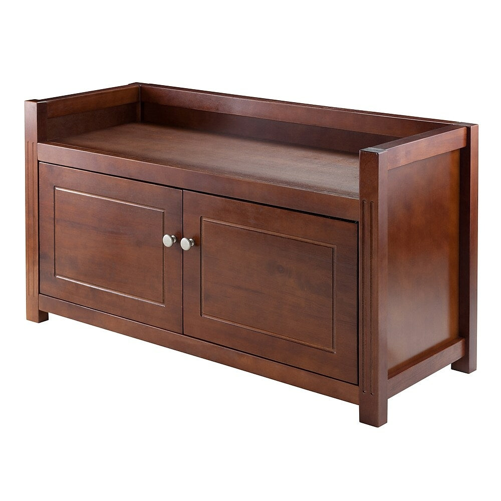 Image of Winsome Regalia Storage Bench, Antique Walnut