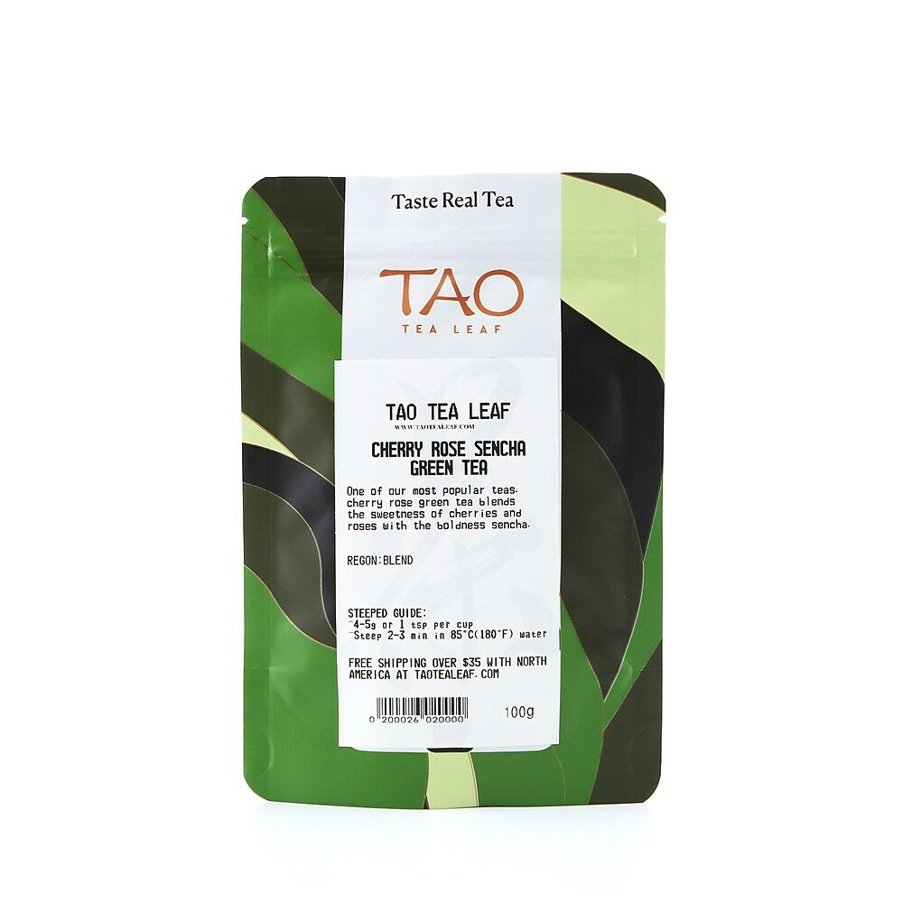 Image of Tao Tea Leaf Cherry Rose Green Tea - Loose Leaf - 100g