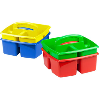 12 Pack Small Plastic Classroom Storage Bins for Organization