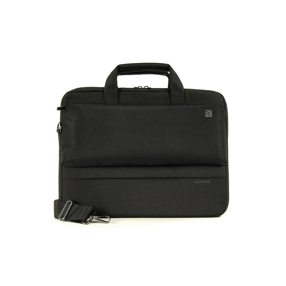 Image of Tucano BDR1314 Dritta Slim Bag for Macbook Pro 15" & Notebook 13" or 14", Black