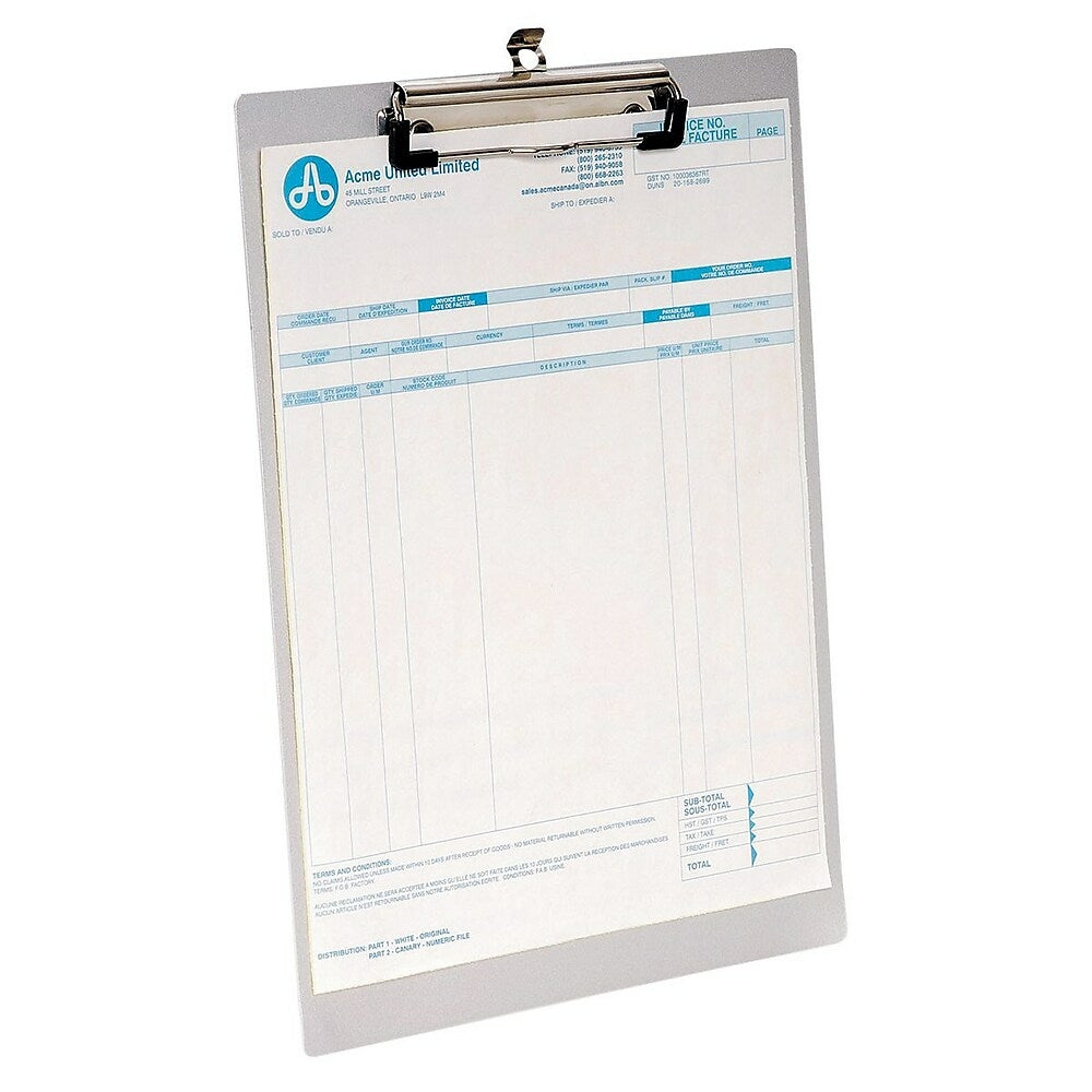 Image of Westcott Letter Size Aluminum Clipboards, 12 Pack