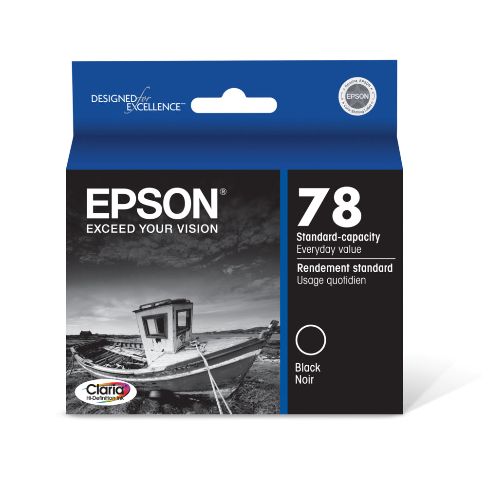 Image of Epson 78 (T078120) Black Inkjet Cartridge