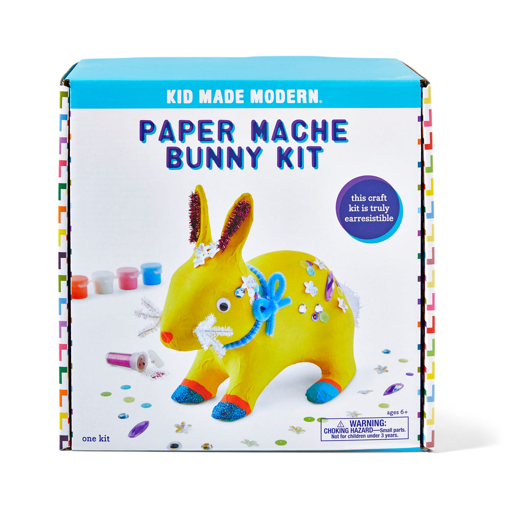 Image of Kid Made Modern Paper Mache Bunny Kit