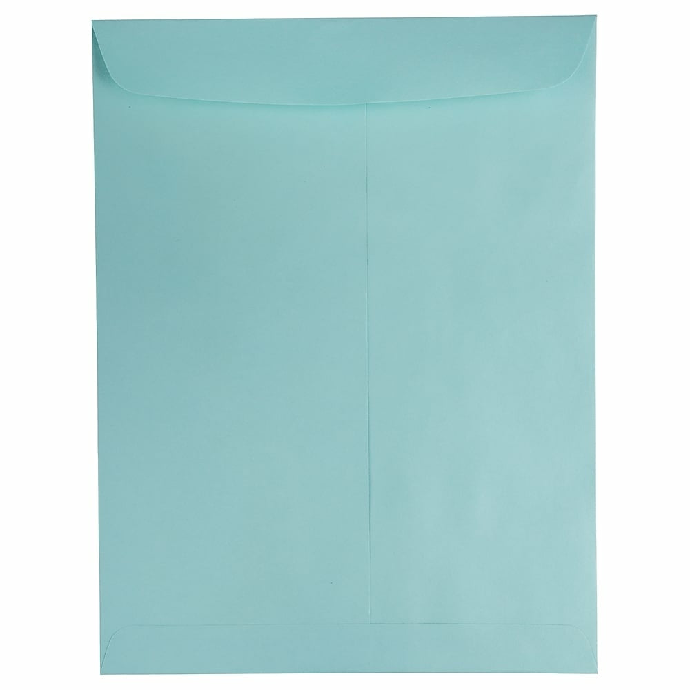 Image of JAM Paper 10 x 13 Open End Catalog Envelopes, Aqua Blue, 1000 Pack (31287539B)
