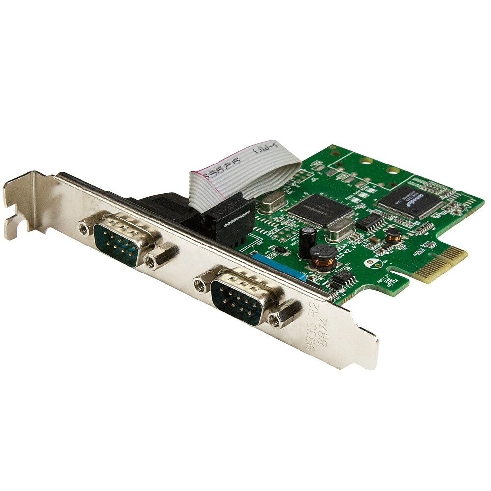 Image of StarTech 2-Port PCI Express Serial Card with 16C1050 UART, RS232 (PEX2S1050)