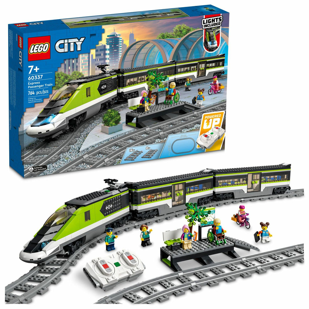 Image of LEGO City Express Passenger Train Building Kit - 764 Pieces
