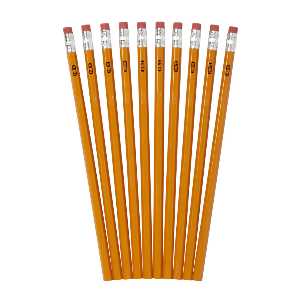 Image of Wood-cased Pencils, HB / #2, 10 Pack