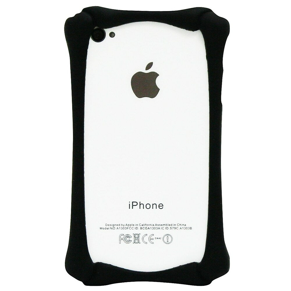 Image of Exian Bone Bumper Case for iPhone 4 - Black