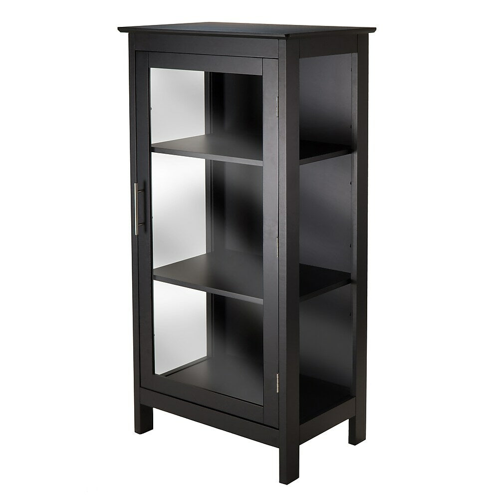 Image of Winsome Poppy Display Cabinet, Black