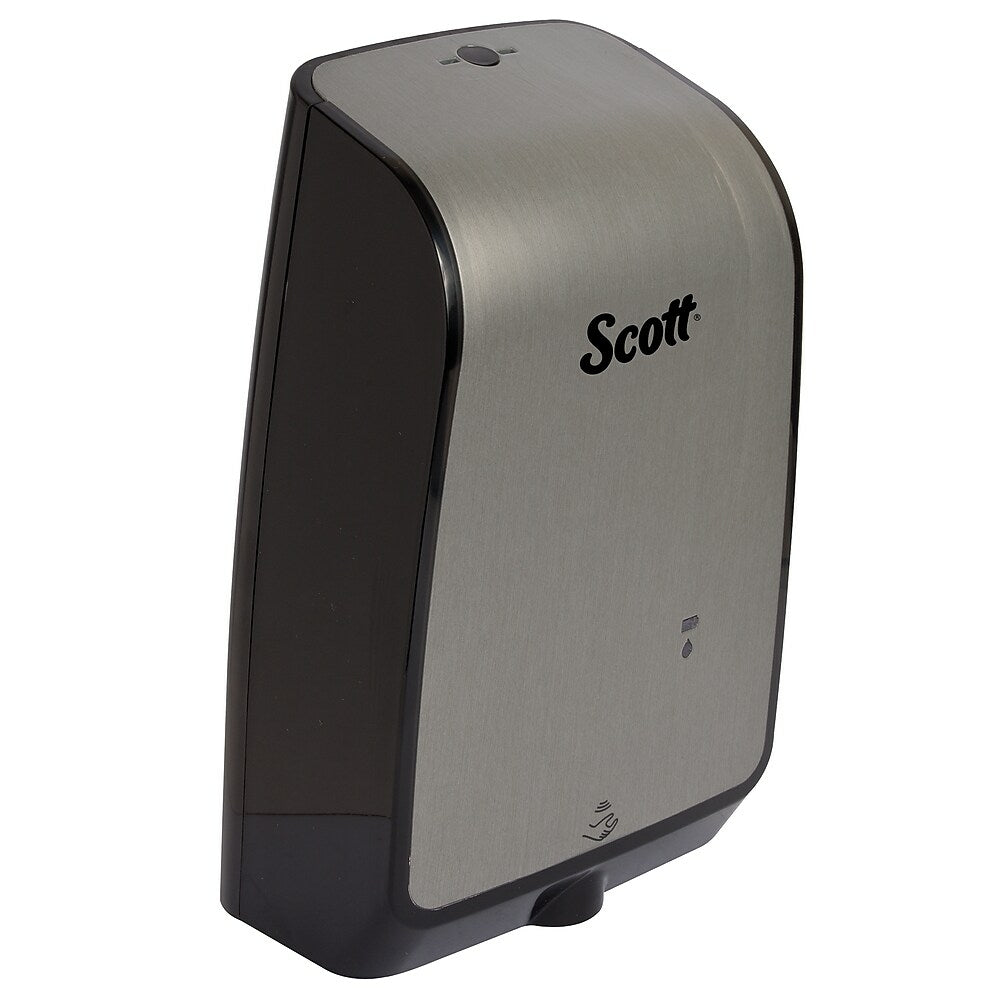 Image of Scott Electronic Skin Care Dispenser, Touchless Cassette Skin Care Dispenser, 1.2 Liter, Stainless