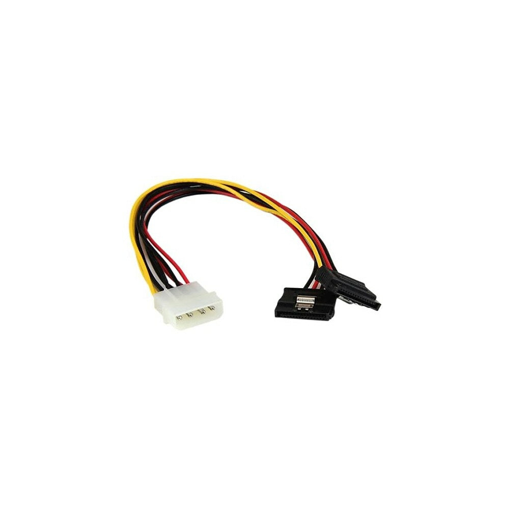 Image of StarTech 12In Lp4 To 2X Sata Power Y Cable Adapter