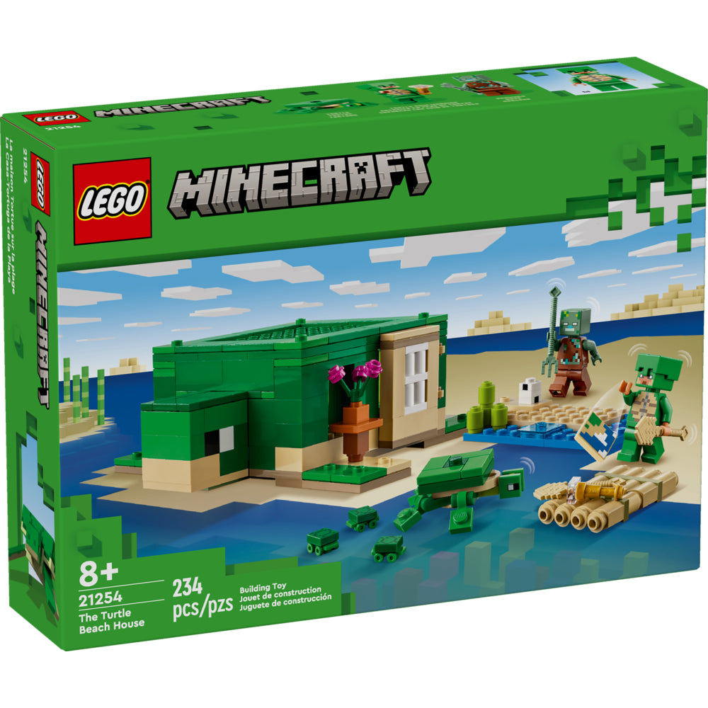 Image of LEGO Minecraft The Turtle Beach House - 234 Pieces