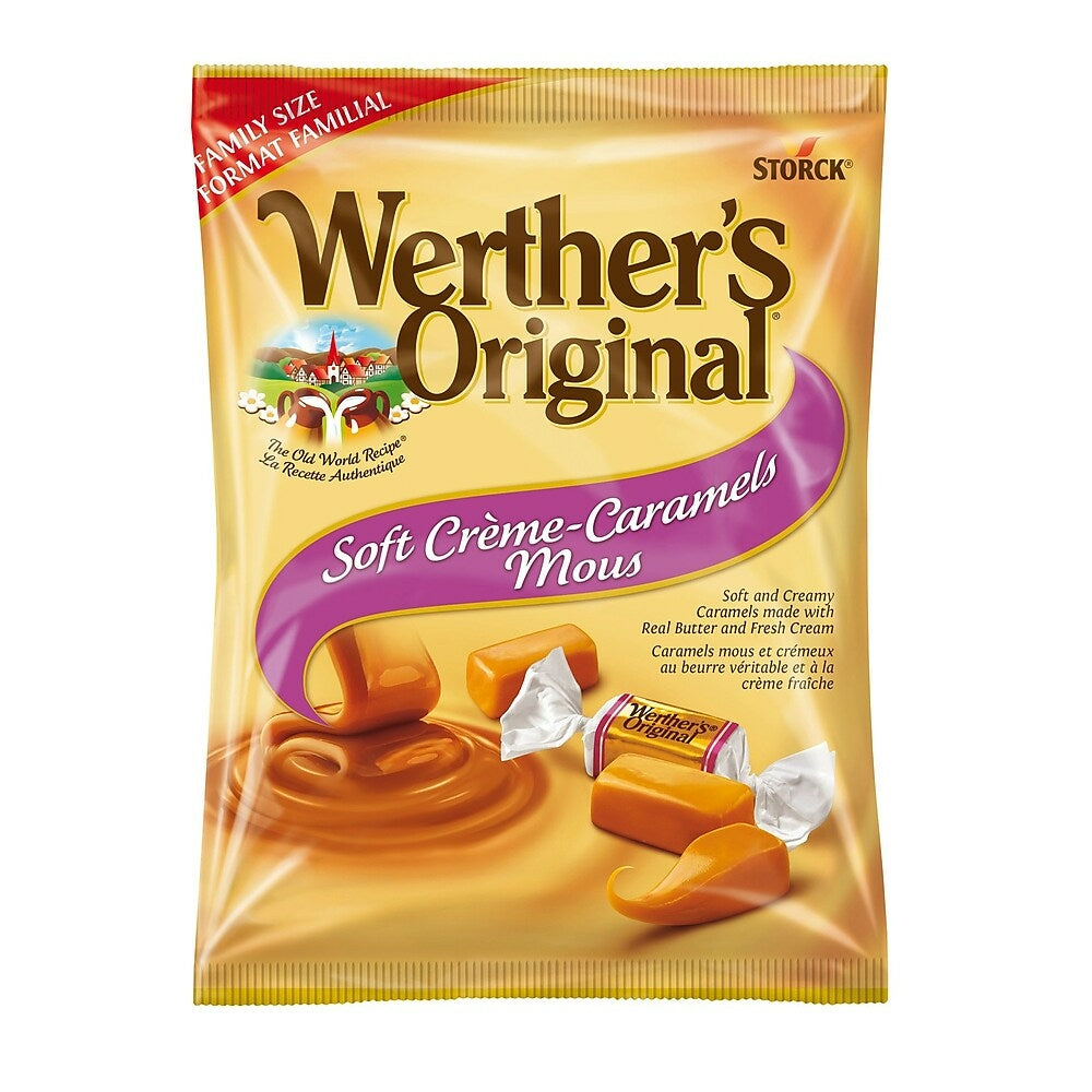 Image of Werther's Original Soft Creme Caramels Family Bag - 12 pieces/230g