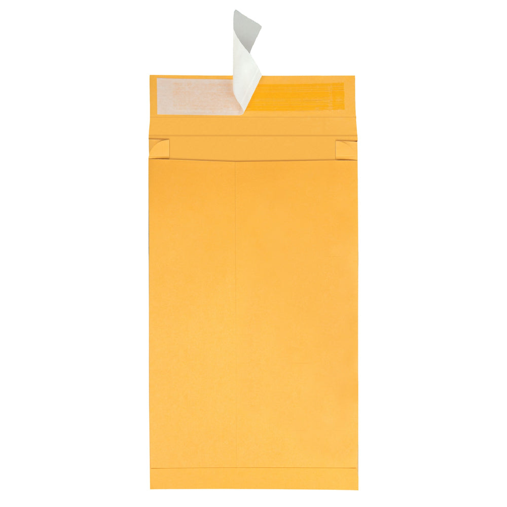 Image of Quality Park Kraft Expansion Envelopes with Self Seal Closure - 10" x 15" x 2" - Brown - 25 Pack