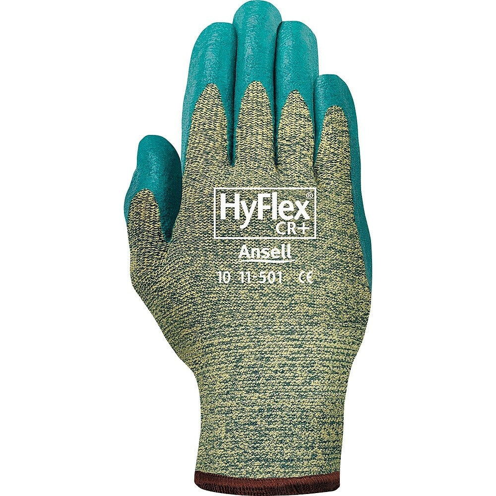 Image of Ansell Hyflex 11-501 Gloves, Size Medium/8, 13 Gauge, Foam Nitrile Coated - 6 Pack