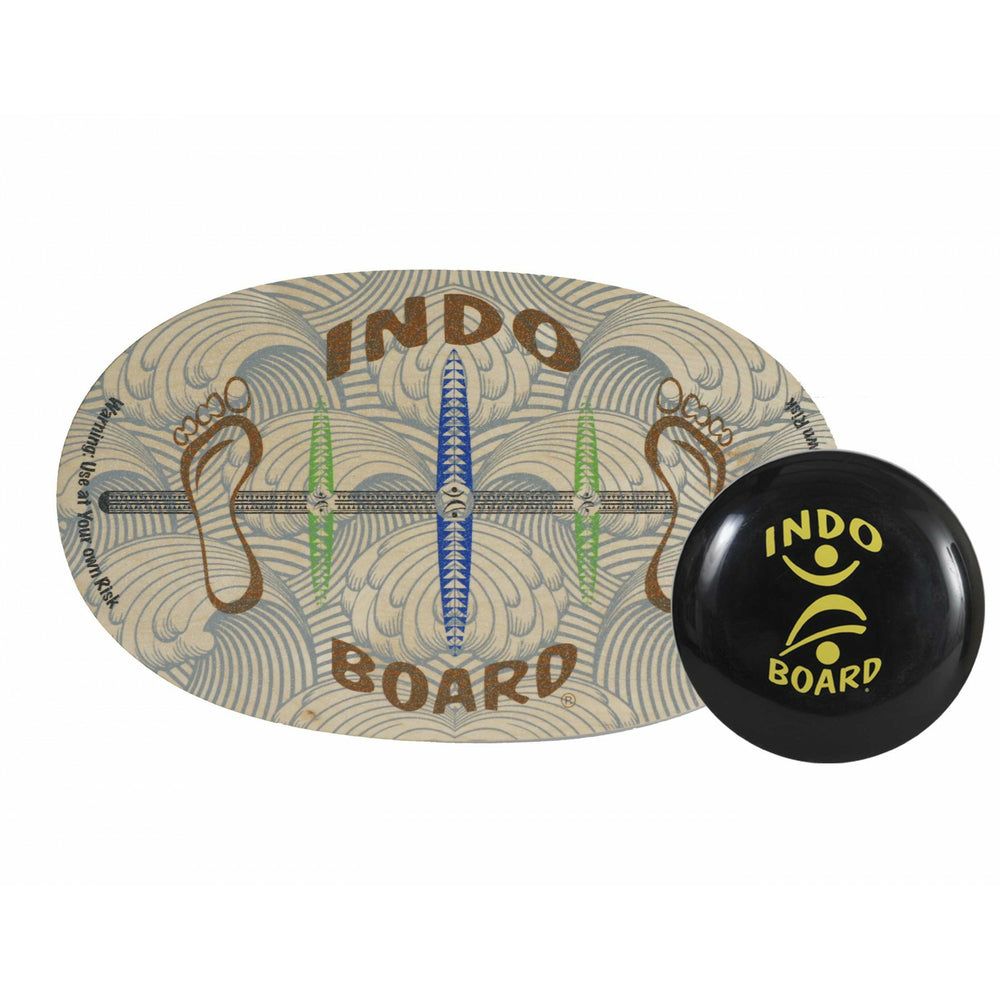 Image of Indo Board Original Flo GF Standing Desk Balance Accessory - Barefoot, Brown