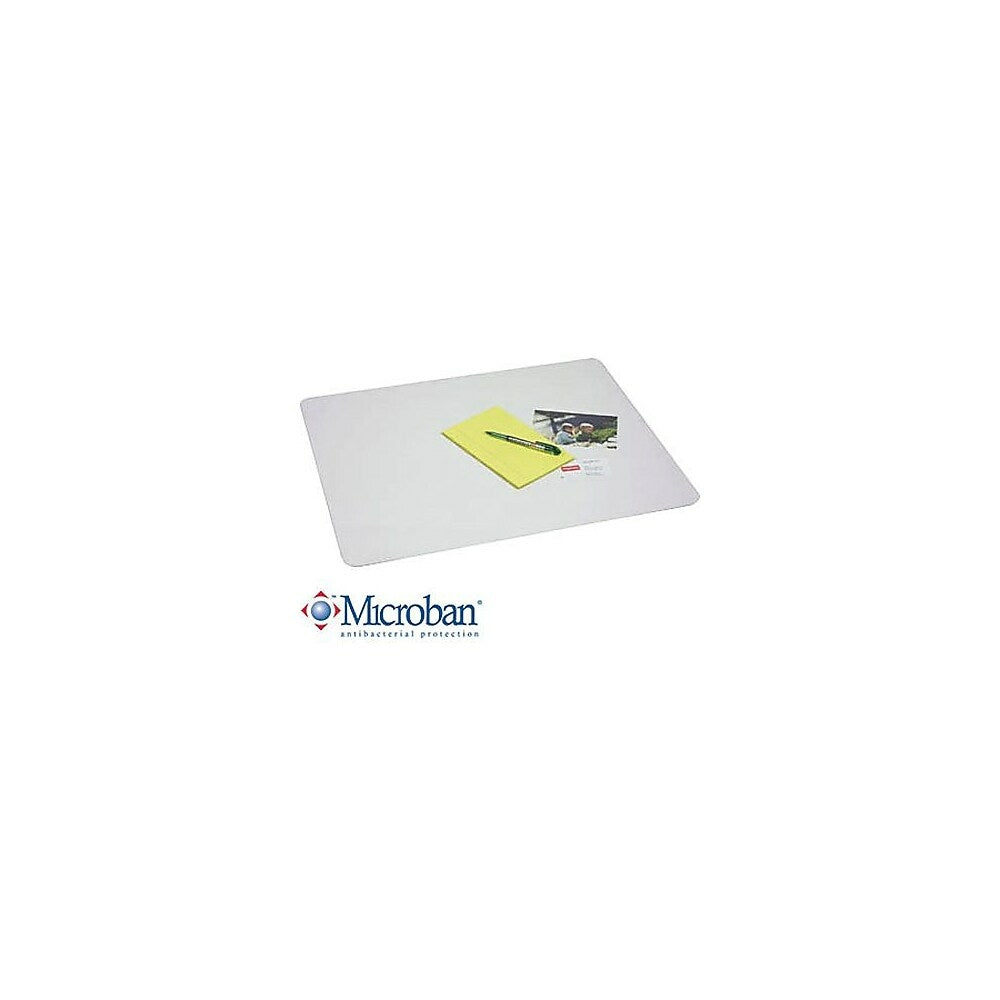 Sous-main transparent en PVC imperméable et résistant à la chaleur avec  bord rond antidérapant pour bureau à domicile, 110 x 50 cm